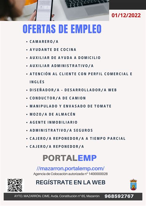 Ofertas de empleo en Mazarrón 